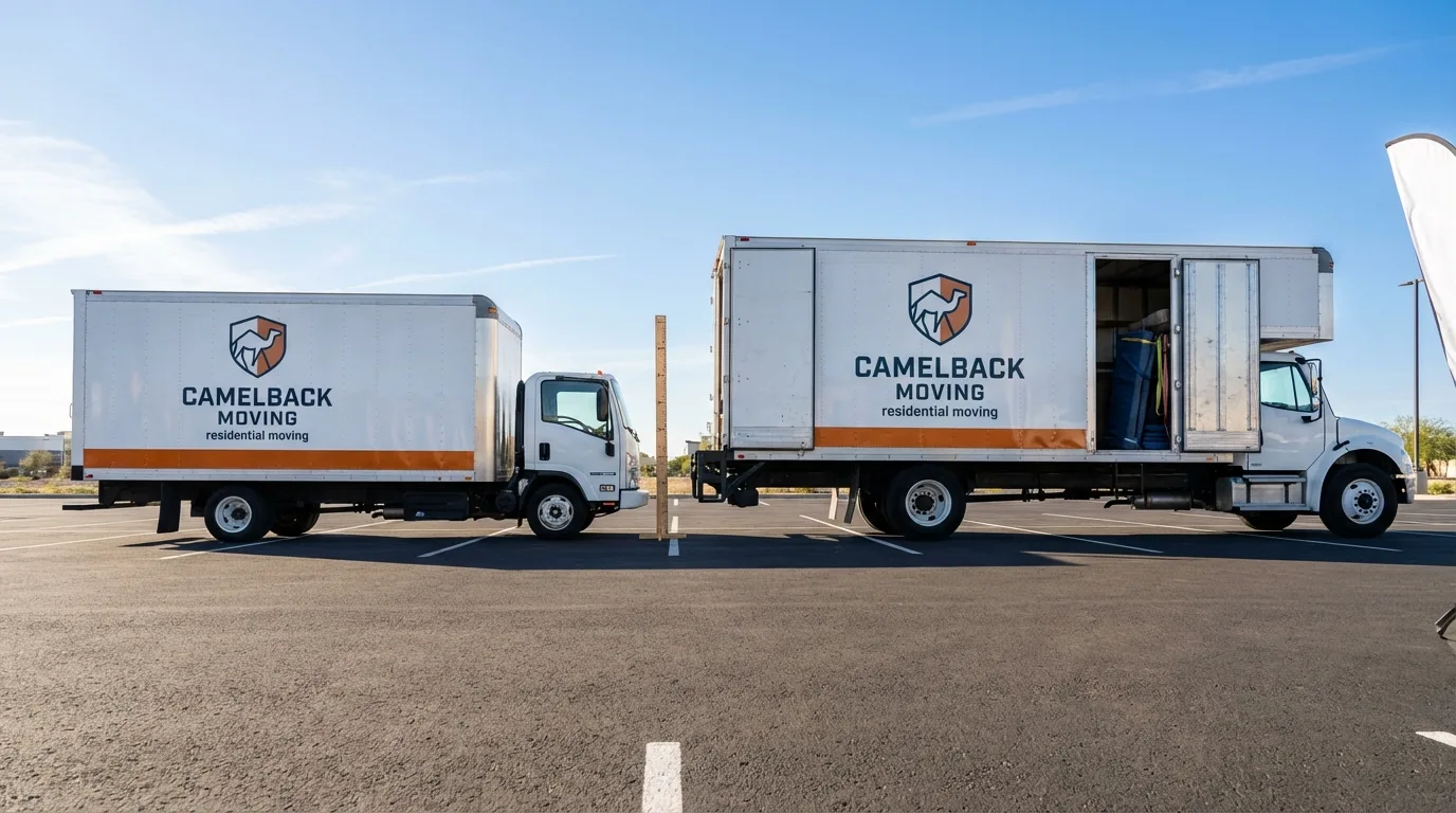 Moving truck size capacity guide in Elkins